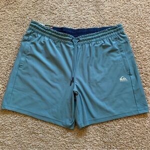 Quiksilver‎ Teal and Navy Shorts
